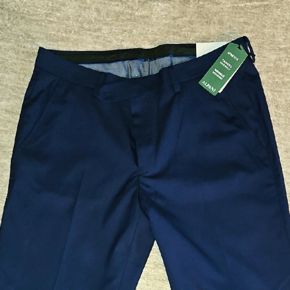 Alfani Slim Fit Navy Blue Men's Pants Having Garage Sale This Weekend! - Must GO